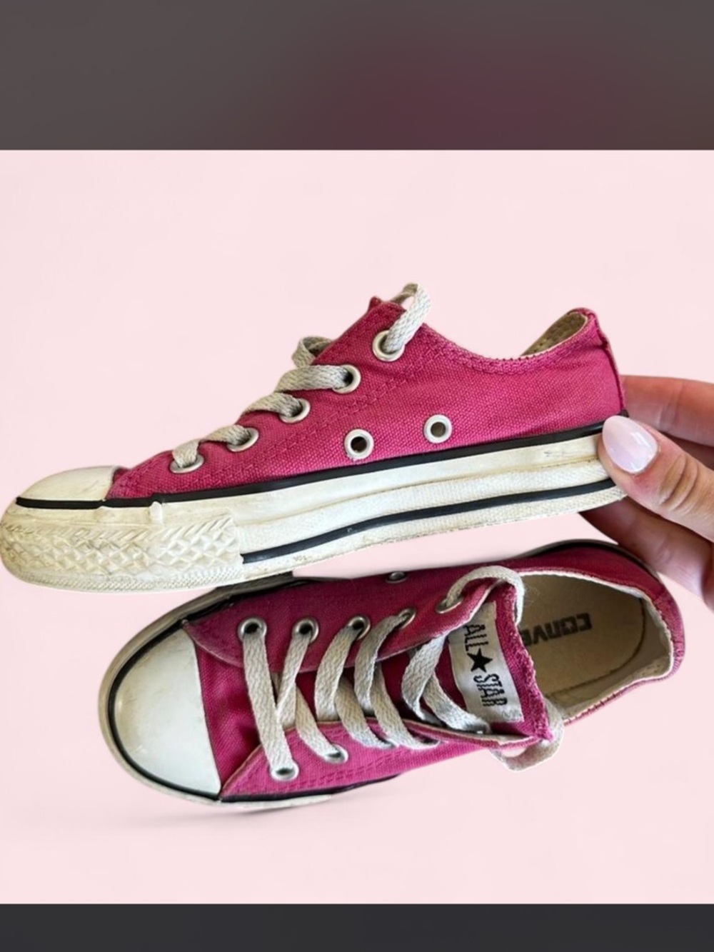 Little Girls Pink Converse